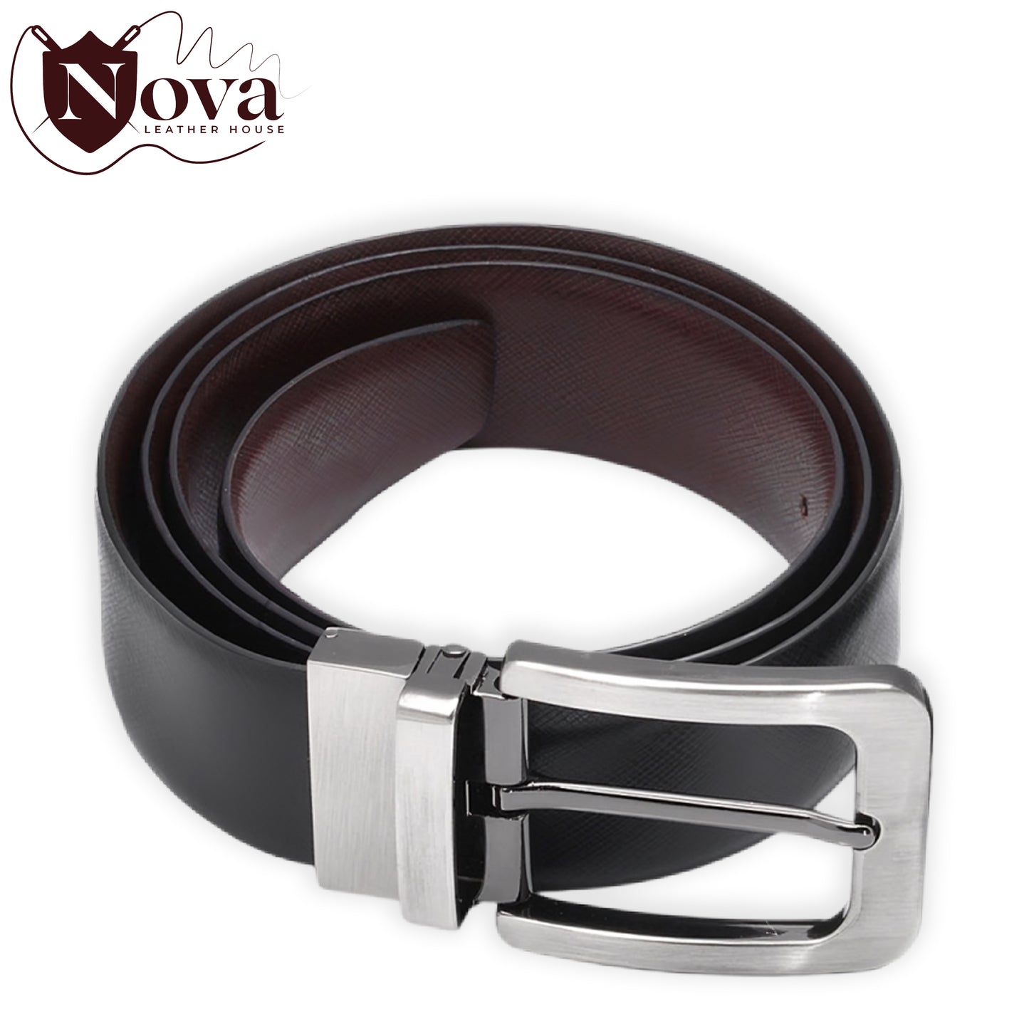 Two-in-one Reversible Leather belt