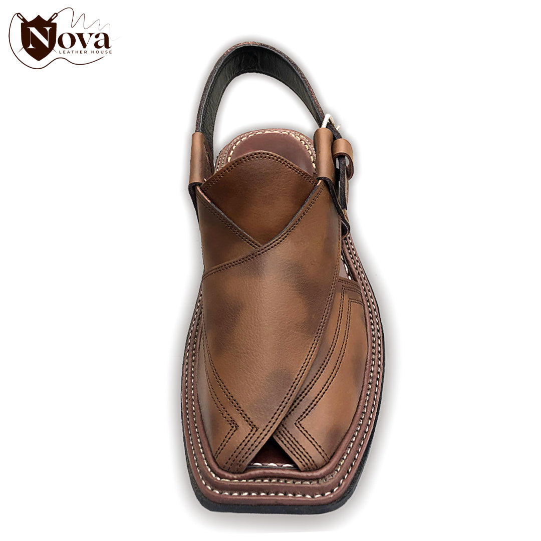 Triple Gear Double Shade Handmade Peshwari Chappal 👑