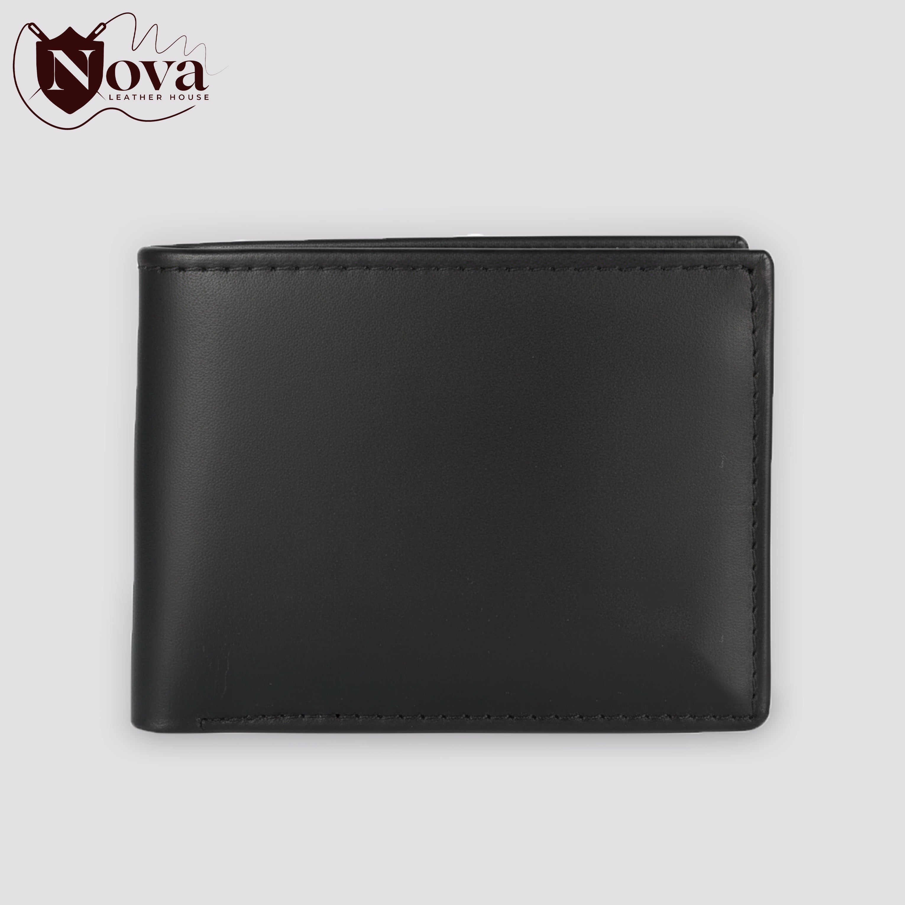 Cow Leather Man's Wallets Black – Nova Leather House