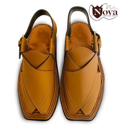 Triple Gear Cpataan color Handmade Peshwari  Chappal 👑