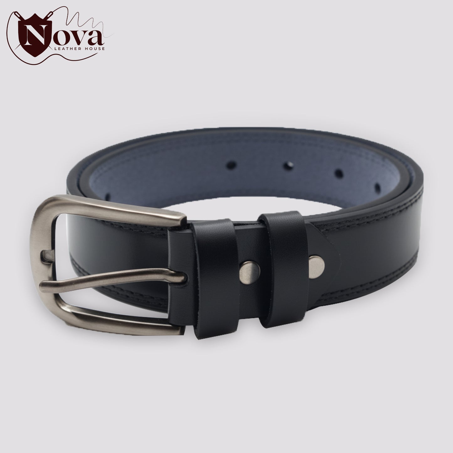 Leather Black Belt