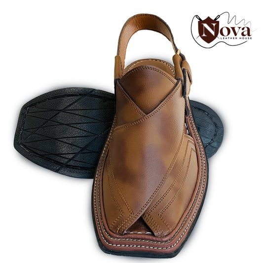 Triple Gear Double Shade Handmade Peshwari  Chappal 👑