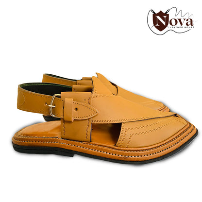 Triple Gear Cpataan color Handmade Peshwari  Chappal 👑