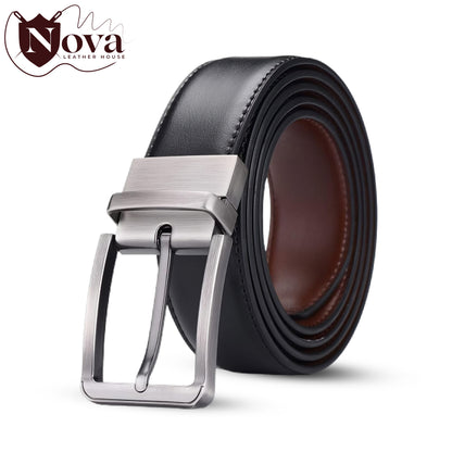Two-in-one Reversible Leather belt