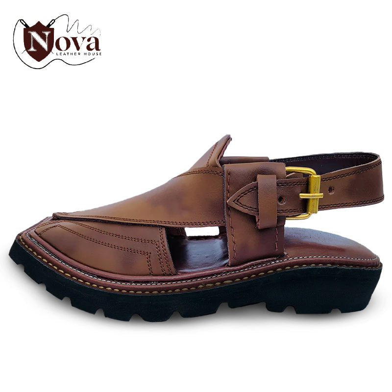 Special Vibram Charsadda Handmade Peshwari Double Shead Chappal 👑
