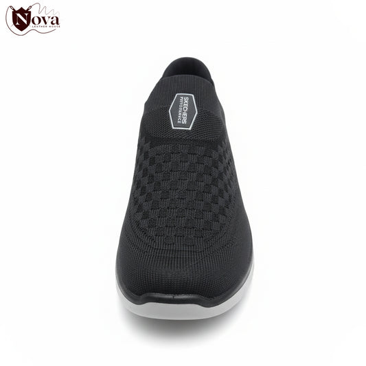 Man,s Black Skechers
