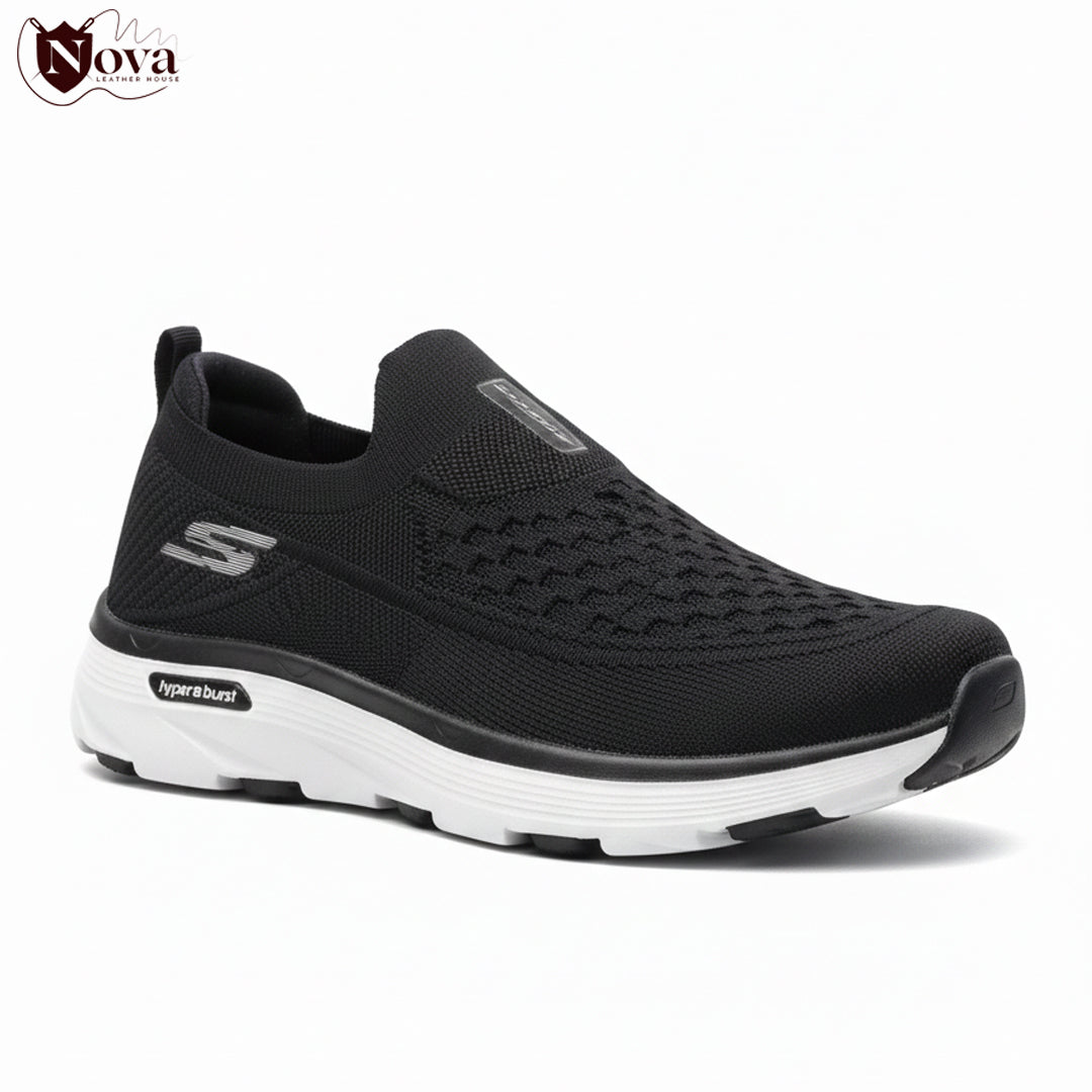 Man,s Black Skechers