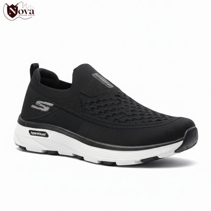 Man,s Black Skechers